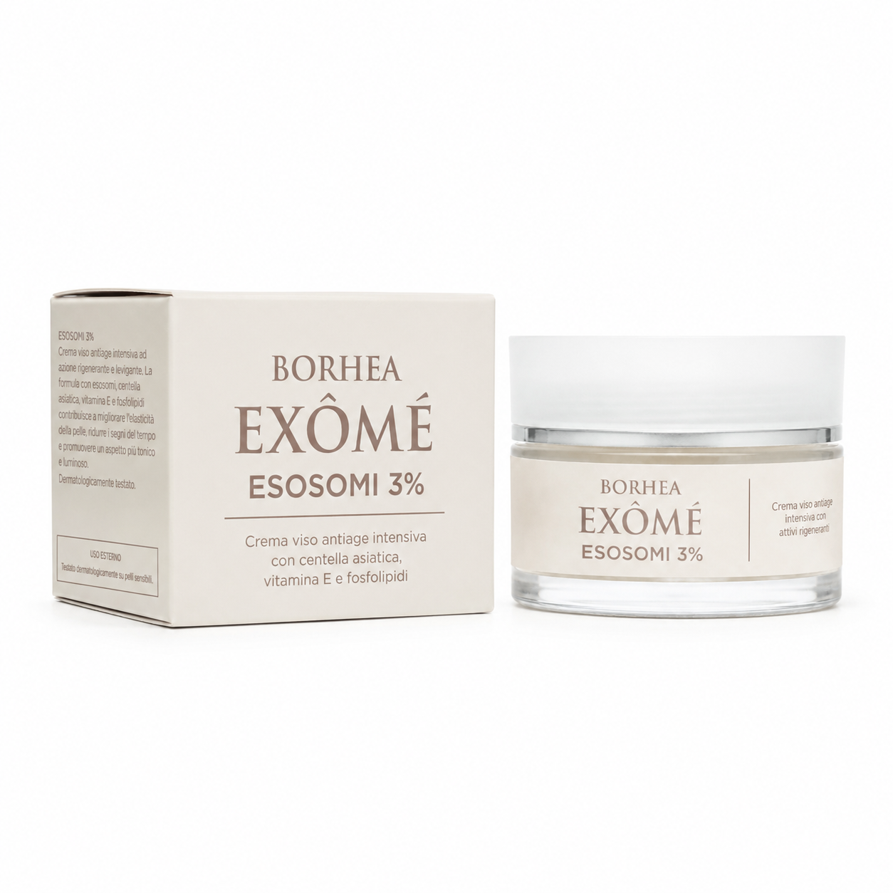 BORHEA EXÔMÉ Crema Gel Viso Esosomi 3% Antiage & Antimacchie – 50 ml