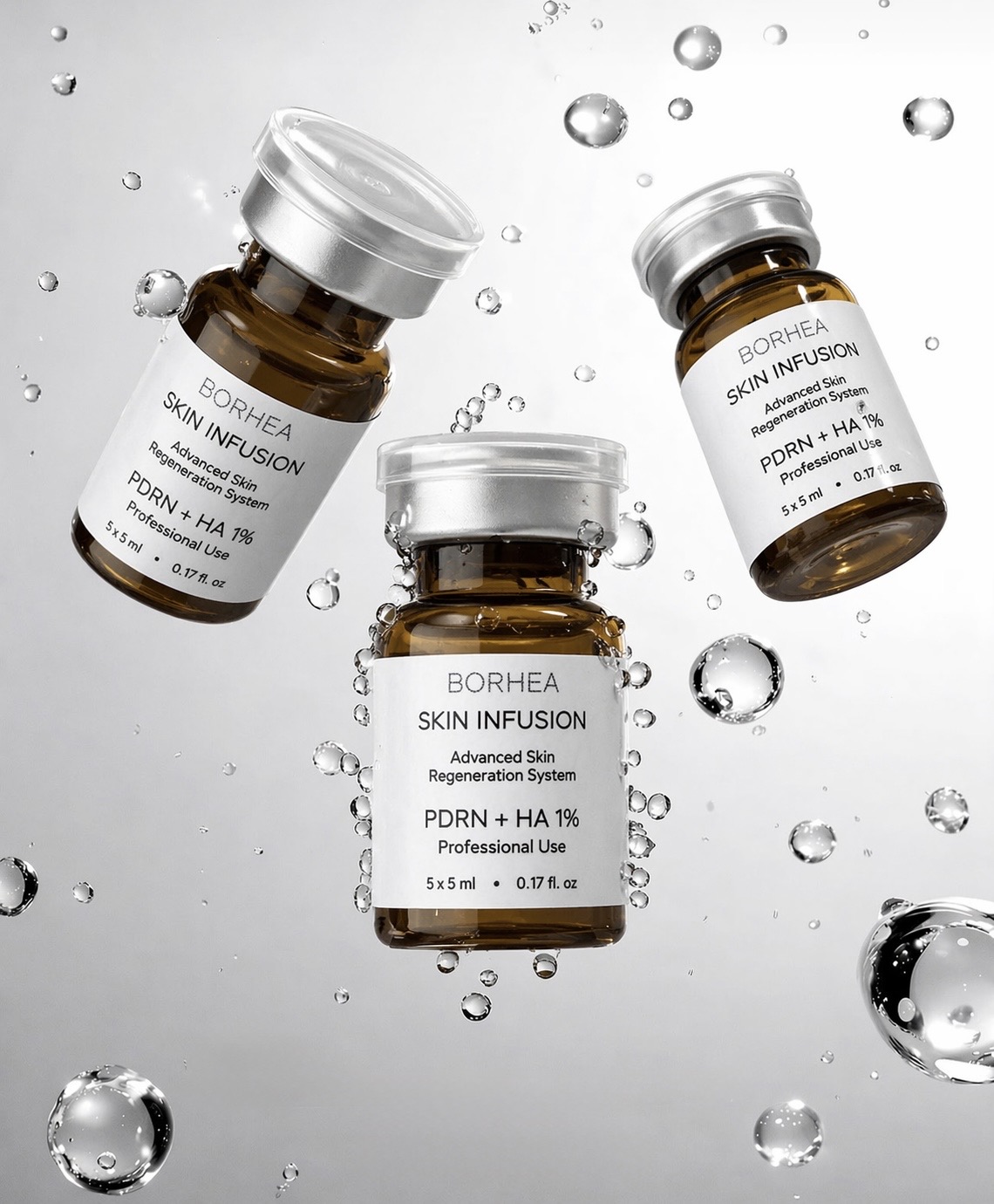BORHEA SKIN INFUSION PDRN + HA 1% – 5x5 ml - immagine 4