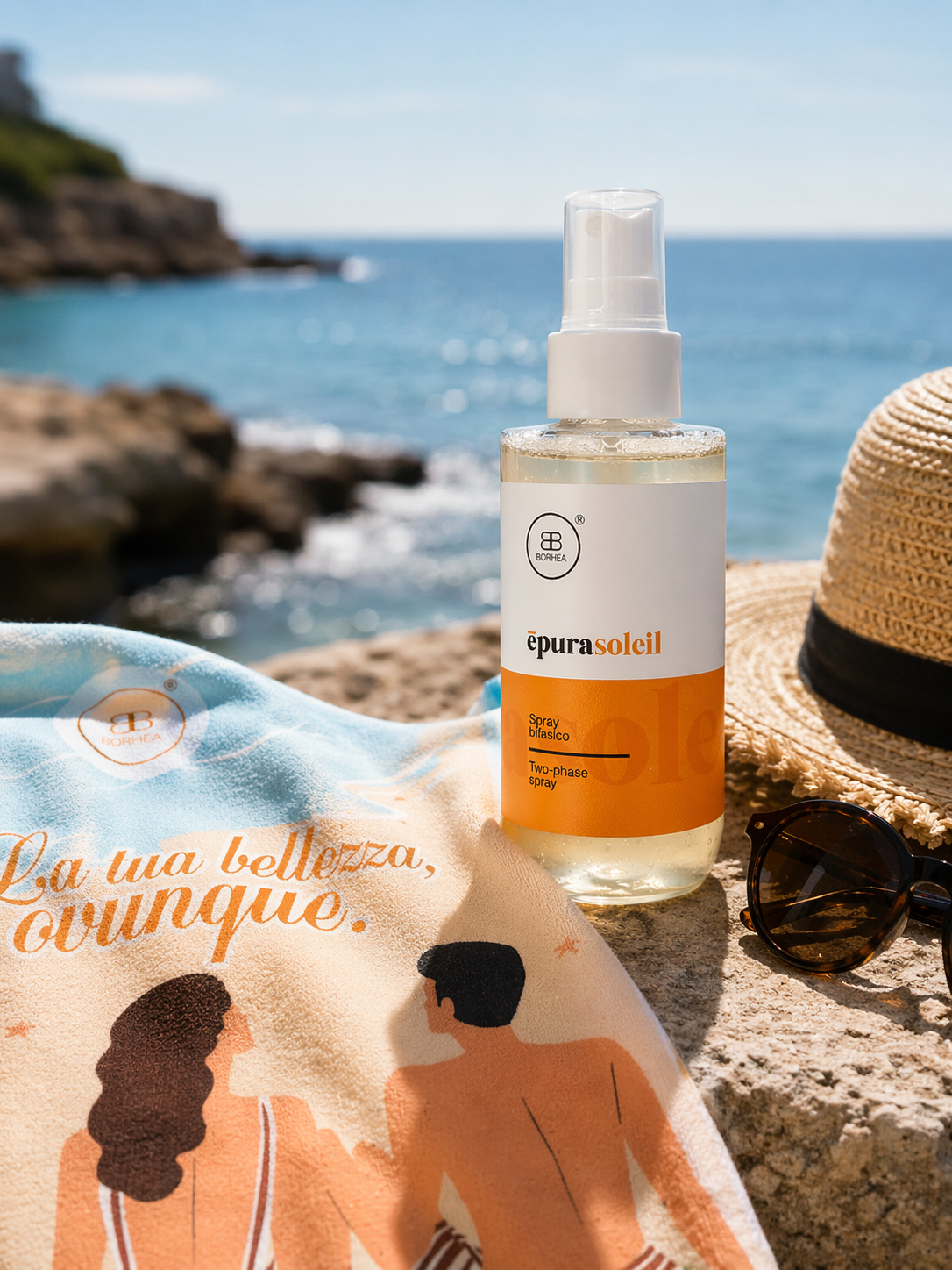 BORHEA ĒPURA SOLEIL – Spray Bifasico Protettivo Illuminante Capelli 150 ml - immagine 3